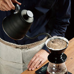 Load image into Gallery viewer, HARIO V60 Dripper 黑色02陶瓷濾杯 [TETSU KASUYA]
